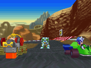 Ripot ready to start the race.