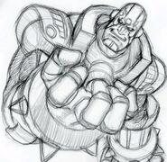 A sketch of Sigma for Mega Man X8.
