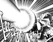 Charge shot in the Rockman X3 manga.