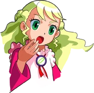Mary in the cover of Mega Man Battle Chip Challenge.