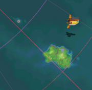 Nino Island (upper left) and  (bottom right)