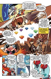 Eggman explains the Super Genesis Wave.