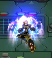 χ -kai- using First Armor's Headbutt