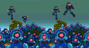 MMZ1 Scene 13.png (11 KB) A large amount of Pantheons in Mega Man Zero