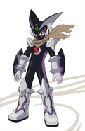 Bass Cross MegaMan concept art.