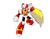 Zero's character model from Mega Man X7.