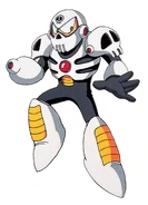 Skull Man's original Mega Man 4 artwork.