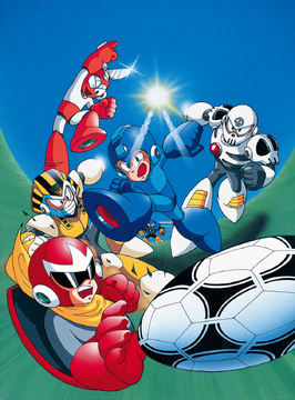MEGAMAN SOCCER（ロックマンズサッカー）　スーパーアダプター付き Amazon.com: Mega Man Soccer - Nintendo Super NES : Video Games