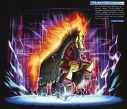 Bigger illustration of Trojan Horse with text.