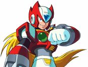 Bust shot of Zero from Mega Man X6.