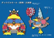 Duckbill Mole's in-game concept art.