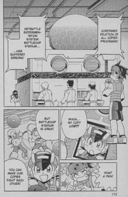 BattleChip Stadium in the manga.
