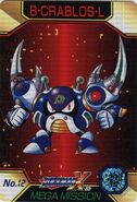 Bubbly Crablos L from Rockman X Mega Mission.