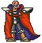 Sigma in his cape in Mega Man X.