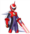 ProtoMan in Rockman EXE 4.5 Real Operation.