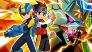 Mega Man Battle Network 6 Cybeast Gregar promo.