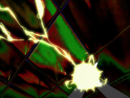 SparkMan using Spark Wave against C.F. MegaMan.