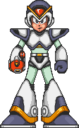 X equipped with Boomerang Cutter (with completed armor) in Mega Man X.