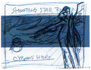 Unused wallpaper sketch of Cygnus Wing.