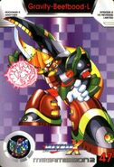 Gravity Beetbood L from Rockman X Mega Mission 2.