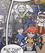 Chest, Plum and Ripot in Archie's Mega Man Comic.