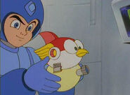 Pipi in the Mega Man cartoon show.