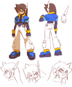 Concept art from Mega Man ZX Advent.