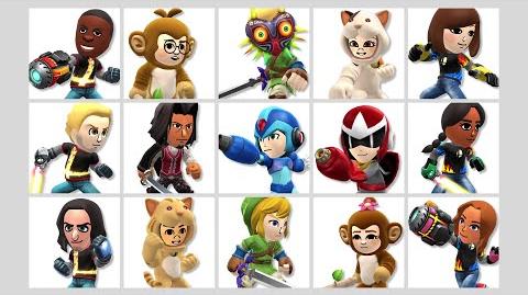 【Smash Bros. for Nintendo 3DS Wii U】Mii Fighters Suit Up for Wave One