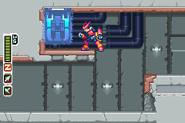 An entrance to Cyberspace in Mega Man Zero 3