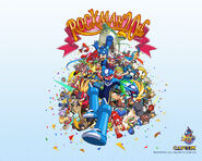 Star Force Mega Man 20th Anniversary artwork.