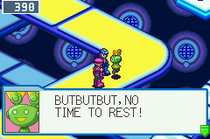 A malfunctioning Mr. Prog in Mega Man Battle Network 4.