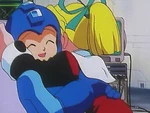 Roll and Mega Man in the ending to Mega Man 8