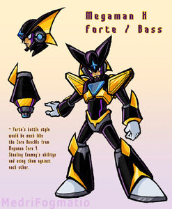 Forte bass mega man x concept by medrifogmatio-d57ht9j