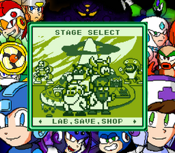 Stage selection in-game.