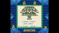 Title screen with Super Gameboy feature.