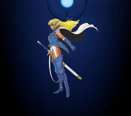 Dark Elf as she appears in Shin Megami Tensei II.