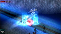 Pegasus Strike being cast in Persona 2: Eternal Punishment.