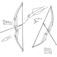 Concept art of Yukari's bow