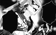 Malevolent Entity exposing his plan in Labrys' body in the Arena Manga.