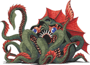 Cthulhu's censored artwork from Shin Megami Tensei Liberation Dx2.