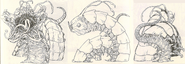 Worm's artwork from the Giten Megami Tensei Artbook (Volume 2)