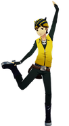 Ken Amada as Yūichi Haga in Persona 3: Dancing in Moonlight