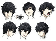 P5 cinematic expressions of the Protagonist