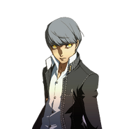 Shadow Yu's Story Portrait in Persona 4 Arena Ultimax.