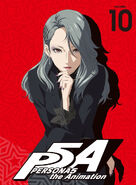 Sae on the cover of Persona 5 the Animation Volume 10