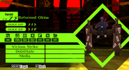 Reformed Okina, after being completely analyzed in the Steam version of Persona 4 Golden.