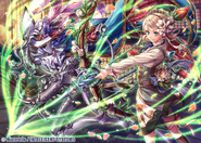 Artwork of Eleonora and Virion in Fire Emblem 0 (Cipher)