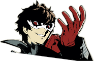 Key art of the protagonist from the Persona 5 website