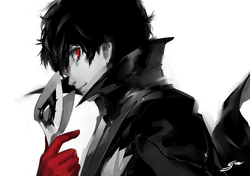 Artwork of the protagonist.