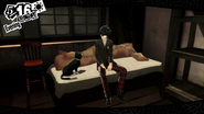 Morgana and the protagonist in their room